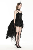 Gothic exquisite raised hip trailing elegantly dress DW823