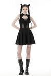 Rebel girl sexy hollow out mesh dress DW829