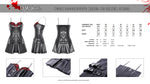 Punk locomotive rebel PU zipper dress DW832