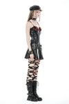 Punk locomotive rebel PU zipper dress DW832