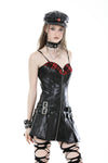 Punk locomotive rebel PU zipper dress DW832