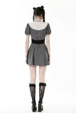 Black white strip lolita dress DW842