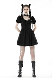 Punk rock lace up dress  DW862