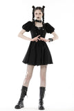 Punk rock lace up dress  DW862