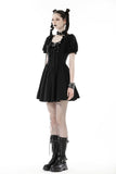 Punk rock lace up dress  DW862