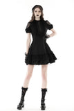 Gothic sexy hollow out lace dress DW870