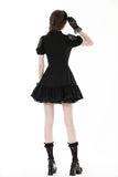 Gothic sexy hollow out lace dress DW870