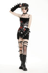 Gothic rose skull knit dress DW946