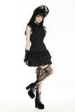 Gothic frilly shirt dress DW955