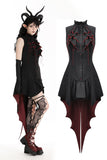 Little Devil black and red tail shirt dress DW958