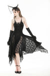 Gothic ghostly mysterious sexy lace irregular dress DW965