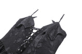 Black night-flying bat irregular dress  DW981