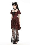 Gothic retro red court dress DW982