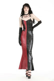 Magical girl red-black contrast bodycon dress DW984