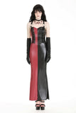 Magical girl red-black contrast bodycon dress DW984