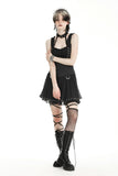 Punk black rebel lace dress. DW986