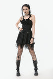 Gothic Dark Demon Pleated Dress DW997