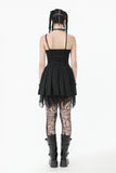 Gothic Dark Demon Pleated Dress DW997