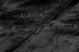 Gothic Faux Two-Piece Lace Velvet Rose Maxi Dress DW998