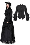 Gothic multi-Layer ruffled noble Top IW121