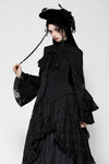 Gothic multi-Layer ruffled noble Top IW121