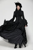 Gothic multi-Layer ruffled noble Top IW121