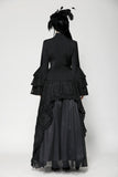 Gothic multi-Layer ruffled noble Top IW121