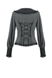 Gothic Peter Pan Collar Lace Shirt IW134 - Gothlolibeauty