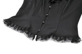 Courtly Cross Gem Gothic Blouse IW140 - Gothlolibeauty