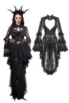 Gothic Classic Heart-Shaped Hollow-Out Tailcoat  JW269