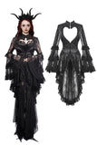 Gothic Classic Heart-Shaped Hollow-Out Tailcoat  JW269