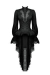Gothic Hollow Pattern Sheer Tailcoat JW271