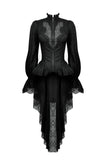 Gothic Hollow Pattern Sheer Tailcoat JW271