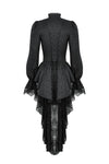 Gothic Hollow Pattern Sheer Tailcoat JW271
