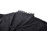 Gothic Hollow Pattern Sheer Tailcoat JW271