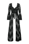 Gothic Lace Trimmed Elegant Long Robe JW274