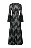 Gothic Lace Trimmed Elegant Long Robe JW274