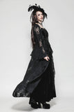 Gothic Lace Trimmed Elegant Long Robe JW274