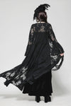 Gothic Lace Trimmed Elegant Long Robe JW274