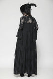 Gothic Lace Trimmed Elegant Long Robe JW274