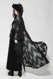 Gothic Lace Trimmed Elegant Long Robe JW274