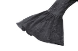 Gothic Lace Trimmed Elegant Long Robe JW274