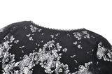 Gothic Lace Trimmed Elegant Long Robe JW274