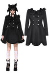 Doll collar lolita double-breasted wool coat JW281