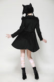 Doll collar lolita double-breasted wool coat JW281