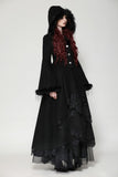 Romantic gothic plush hem coat with grand skirt JW282