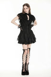 Playful gothic flouncy puff skirt. KW349