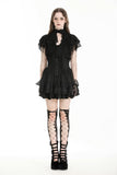 Playful gothic flouncy puff skirt. KW349