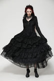 Gothic princess rose layered tulle cake skirt KW372