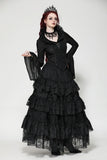 Gothic princess rose layered tulle cake skirt KW372